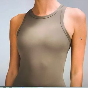 Lululemon align waist length racerback tank top twilight rose color